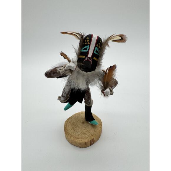 Vintage Native American Badger Kachina Doll Figurine Handmade 5” Collectibles - Picture 1 of 11